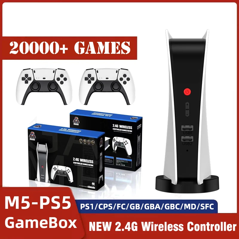 2022 новейшая игровая консоль M5 для PS5 стиль HD 4K встроенные 10000 классических игр ТВ