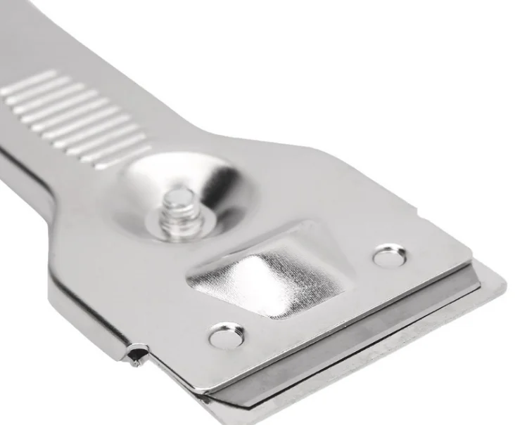 Stainless steel glass cleaning scraper, floor tile decontamination knife cleaning tool