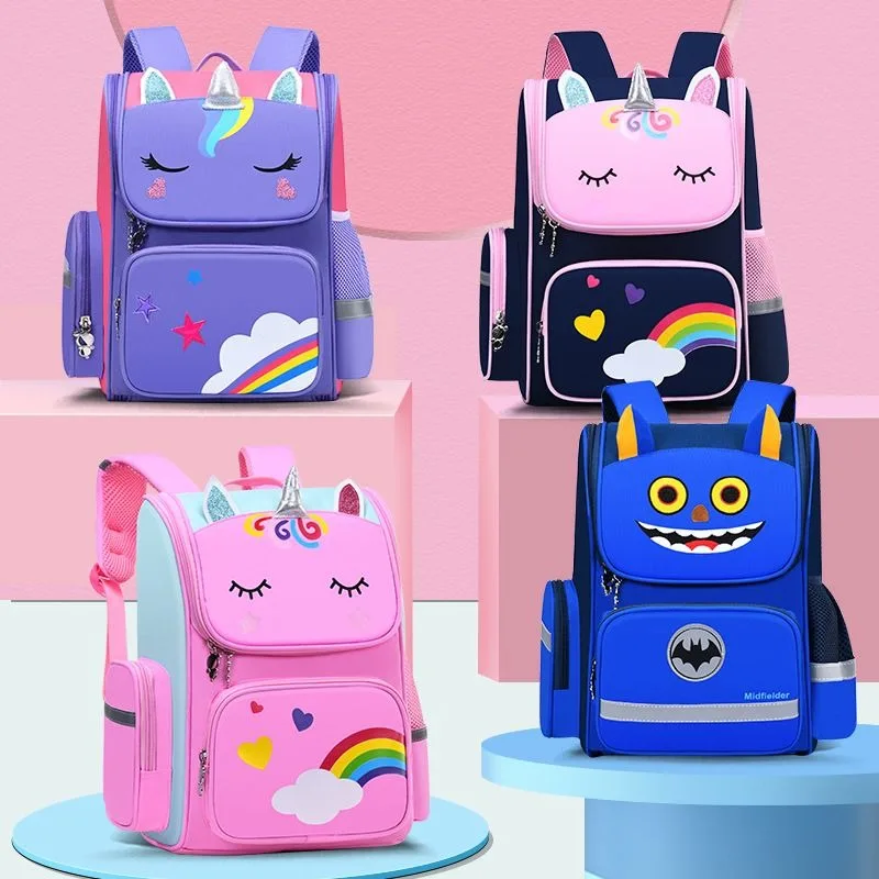 2024 mochila escolar infantil backpack beautiful children boys kids new fashion cartoon school bags for girls