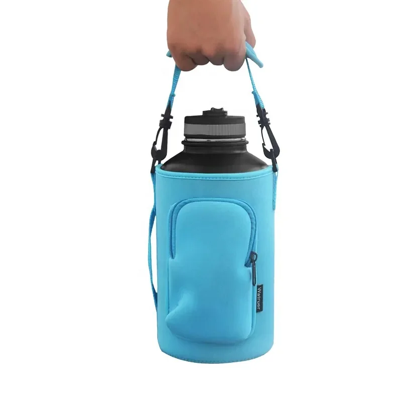 Подходит для 32 унций/40 унций неопрена с плечевым ремнем сумка карманная ручка переноски бутылки водой держатель