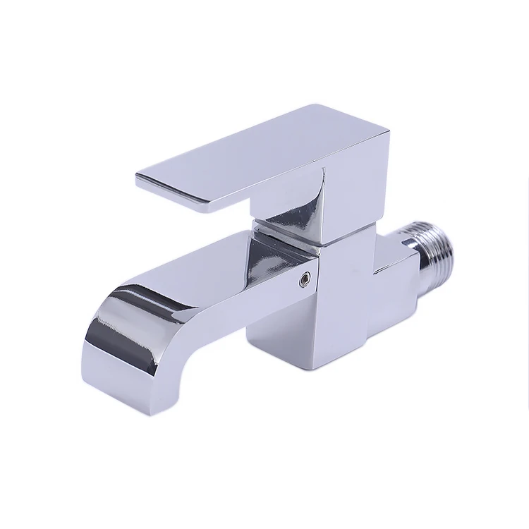 2021 new design single handle chrome bathroom basin faucets cold water taps health wall mount vanity faucet