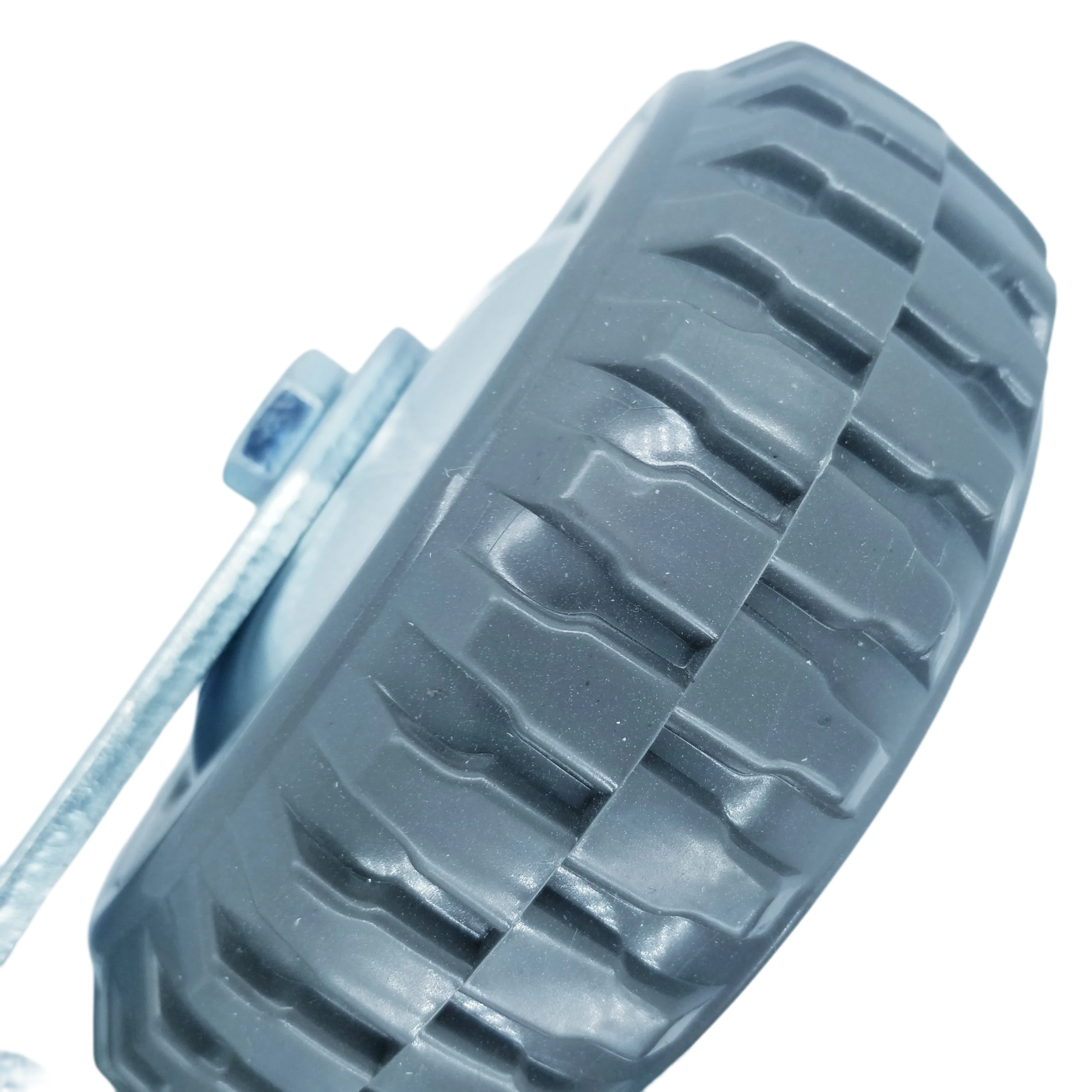 Easy Installation Durable 200mm Load 430kg PVC PU Hospital Heavy Duty Plate Swivel Caster With Front Brake