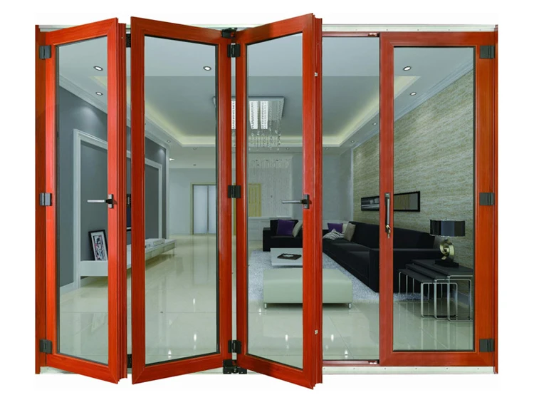 glass aluminum sliding folding door price hinge for restaurant bathroom exterior frameless glass outdoor folding door