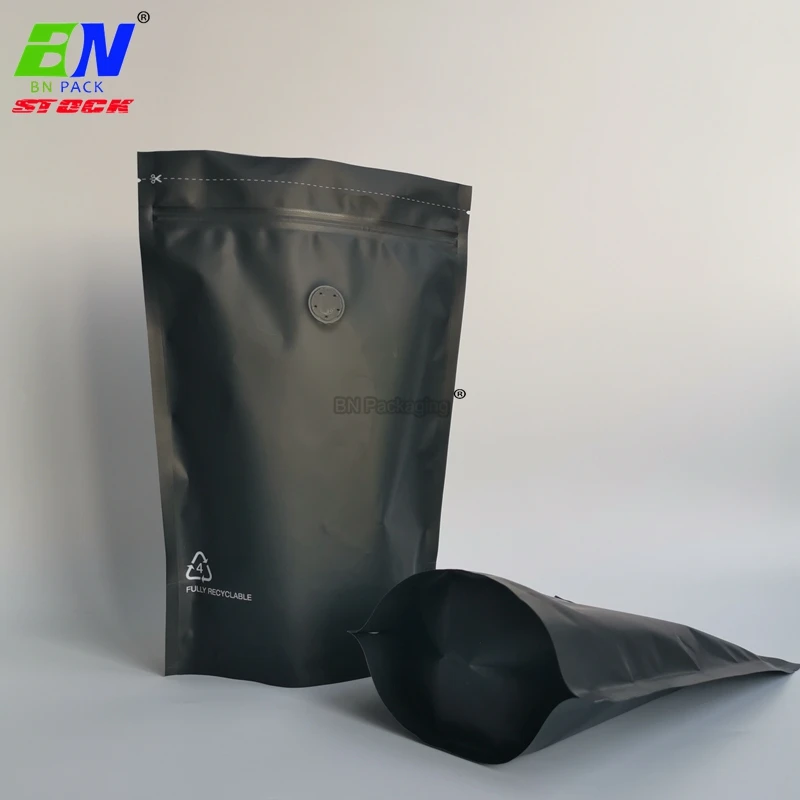 Eco friendly bolsas plastico reciclado stand up pouch with zipper pouch for powder