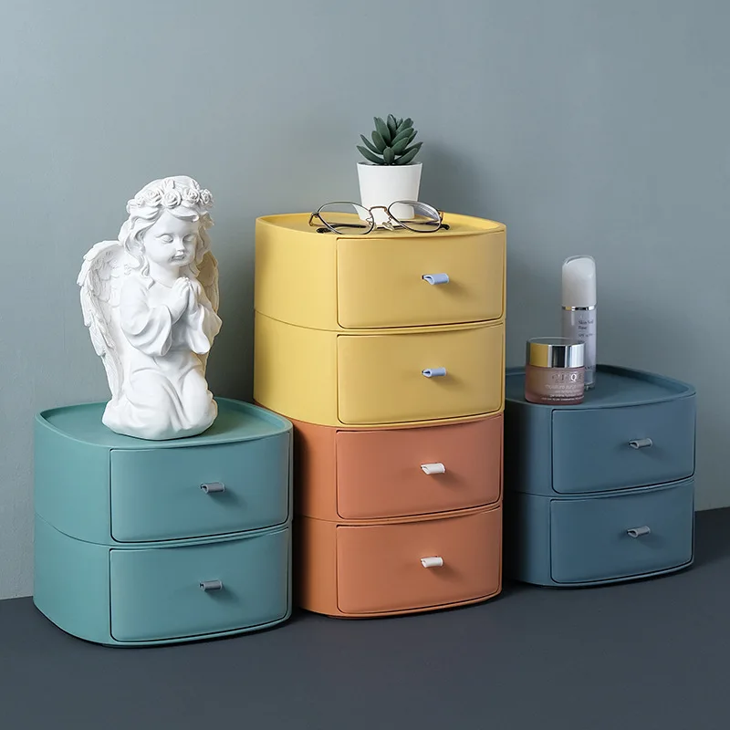 
Drawer Jewelry Cosmetics Student Stationery Small Storage Box Office Desk Desktop Organizer 