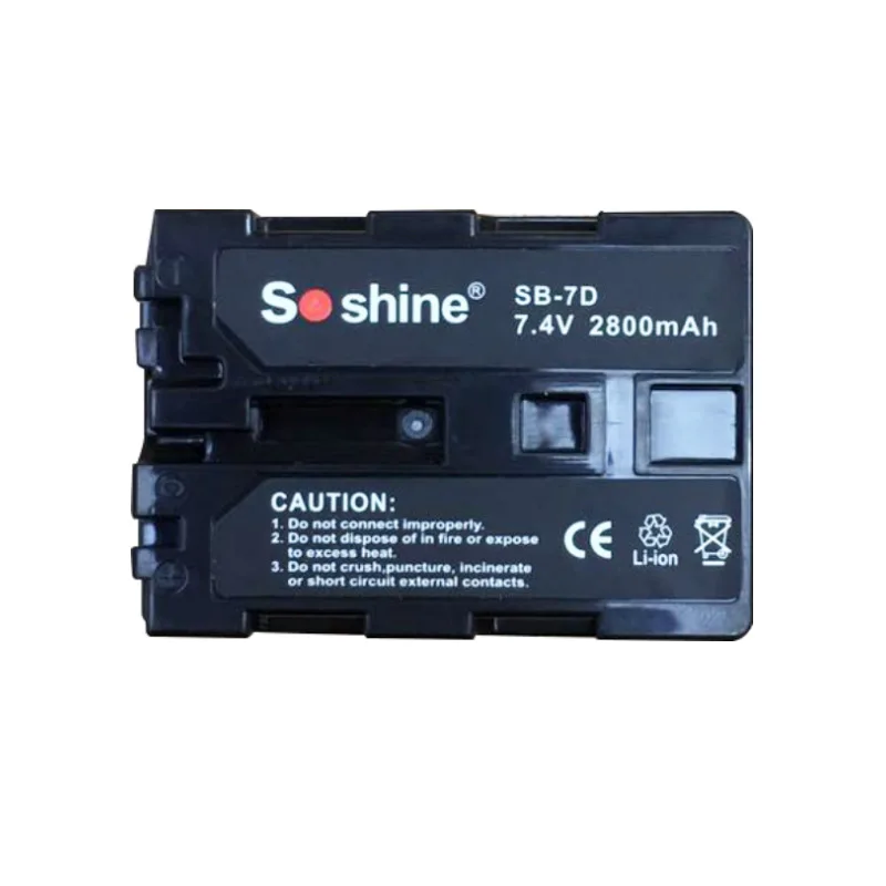 Soshine SB-7D перезаряжаемый литий-ионный Аккумулятор 7 4 в 2800 мАч для цифровой