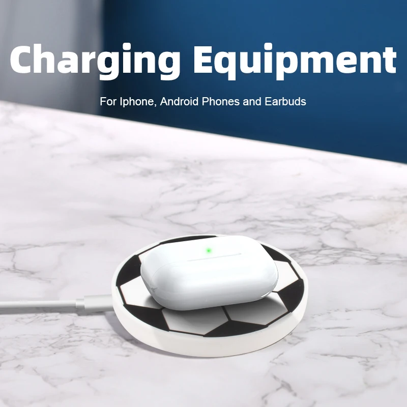 Qatar 2022 World Cup Accessories Custom OEM Gifts Products Football 15W Wireless Charger
