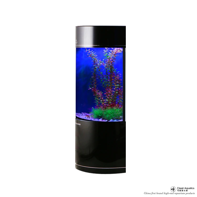 36 gal semi-cylinder acrylic aquarium