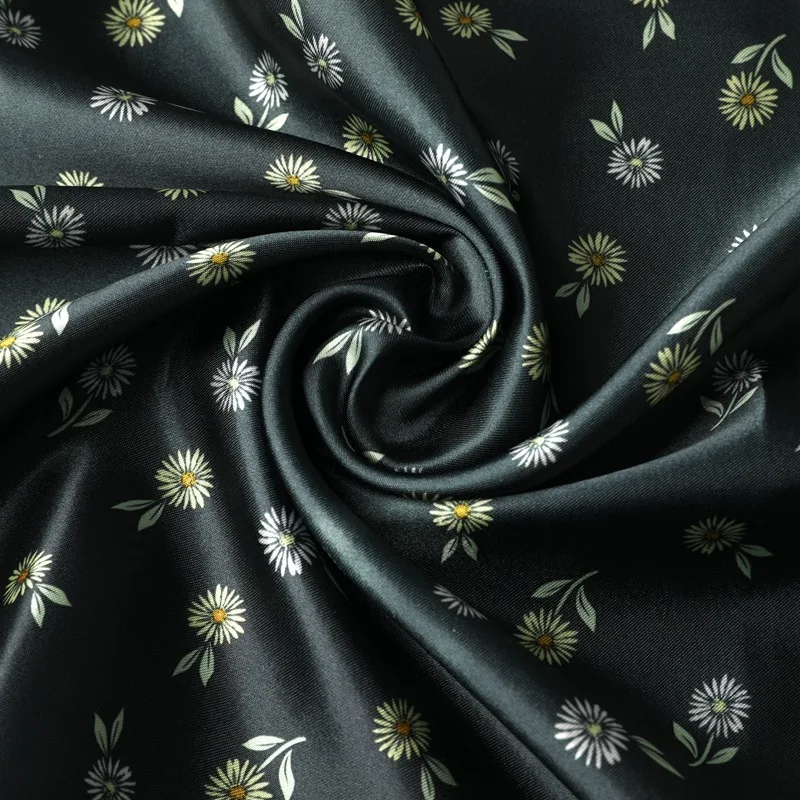 Printed fabric maple leaf jacquard dress jacquard fabric