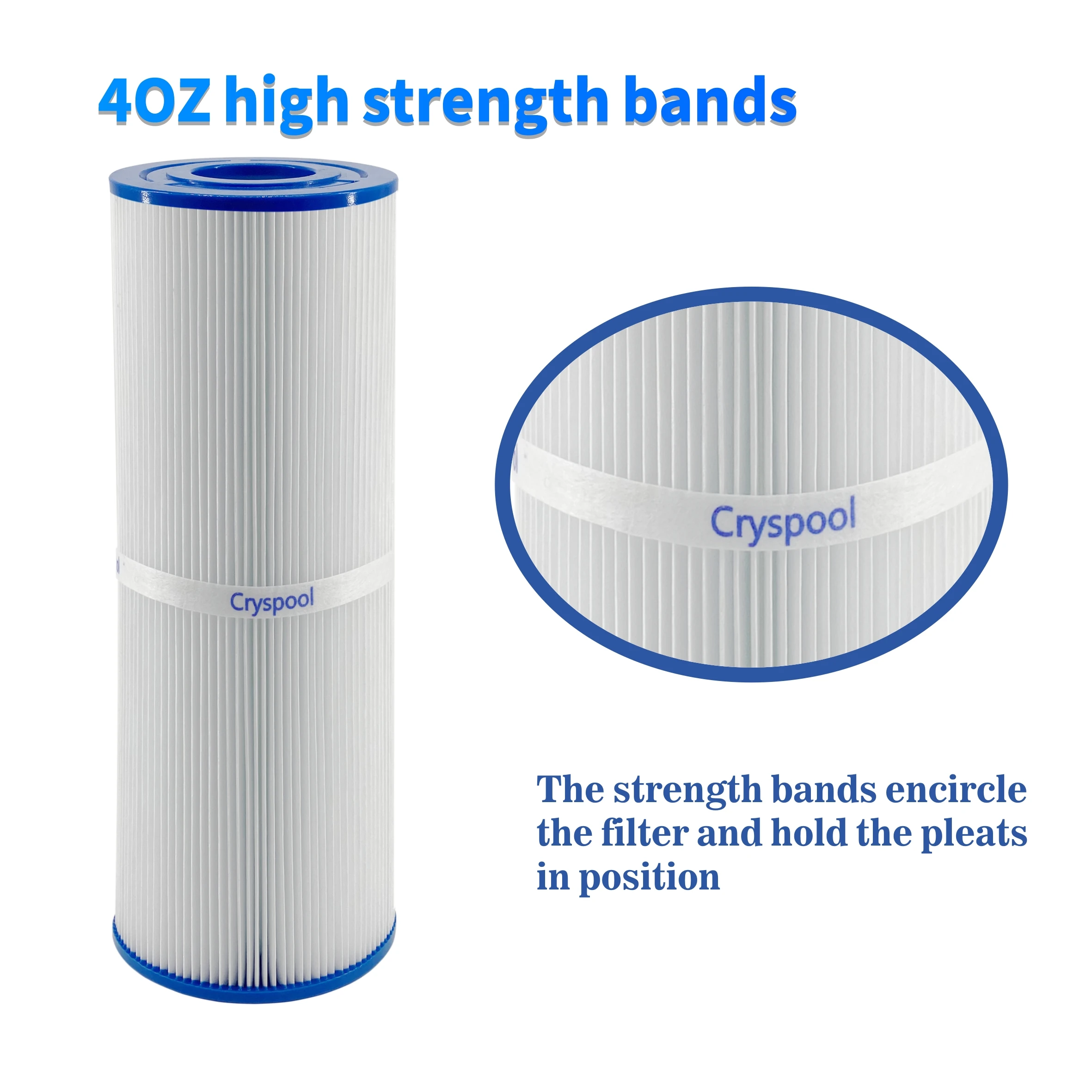 Spa Filter Hot Tub Cartridge Spa Filter Cartridge SAE Thread Replaces Unicel C-4326 PRB25-IN FC-2375 Filter Cartridge