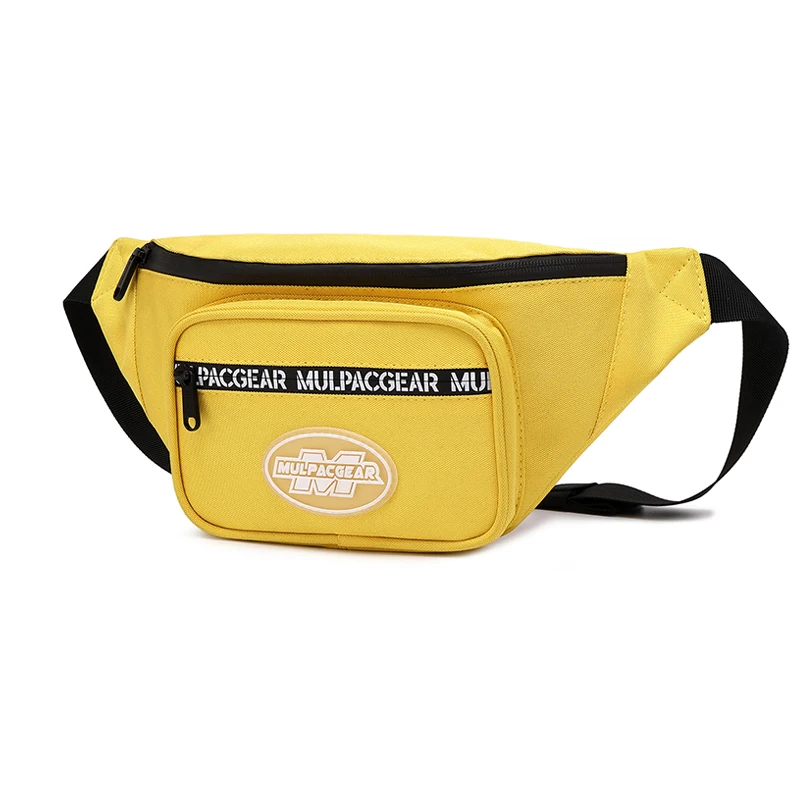 Bsci factory stylish student cross body waist belt bag custom fashion unisex waterproof crossbody fanny pack