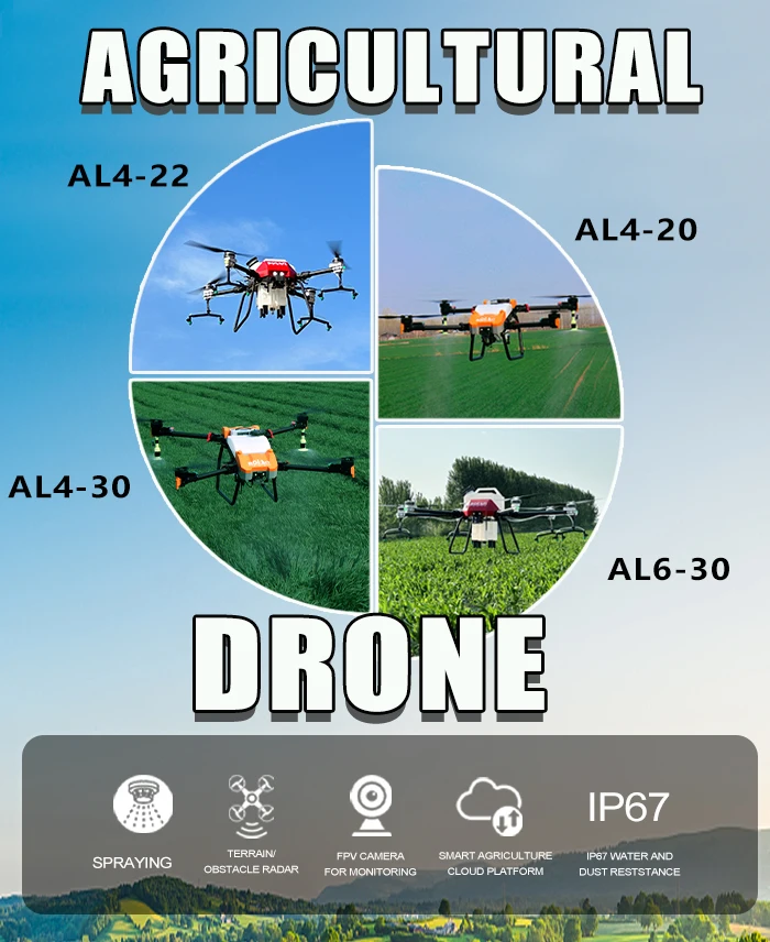 Remote Drone Sprayer Corp Spraying Dron Fumigador Agrcola Agriculture Sprayer Drones Accessories