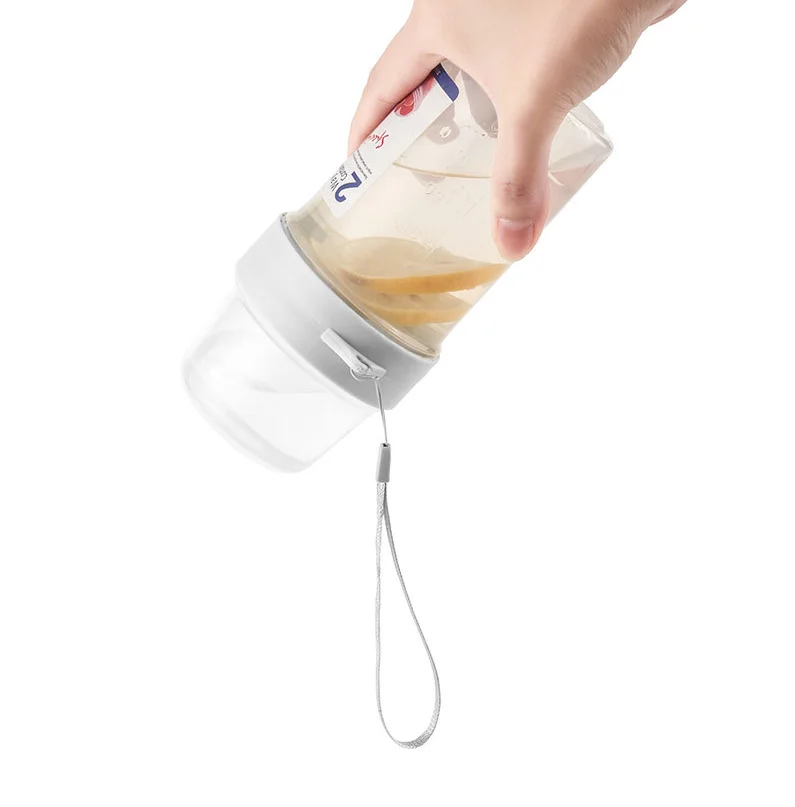 New product double-layer dry and wet food storage and preservation bottle cup jar food storage canister with airtight lid