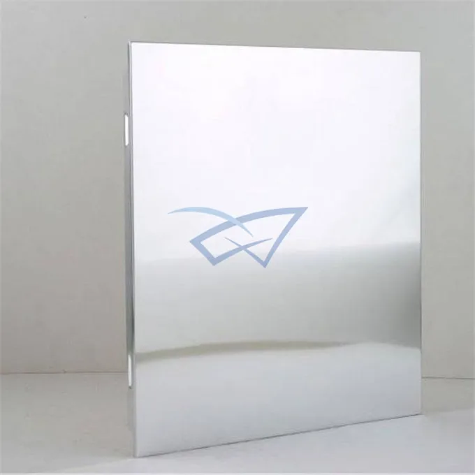 Stylish mirror finished aluminum clip in ceiling smooth surface panel