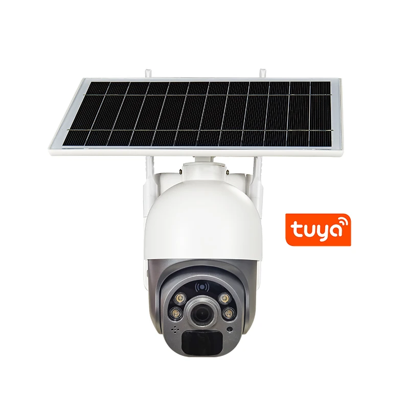 Tuya Ubox Беспроводная 4G sim-карта Двусторонняя охранная сигнализация CCTV 2mp на солнечных батареях Ptz Wifi наружная камера 1080p S10-4G