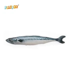 Pet Toy Natural Catnip Filled Interactive Cat Fish Toy Wholesale Cute Stuffed Soft Fish
