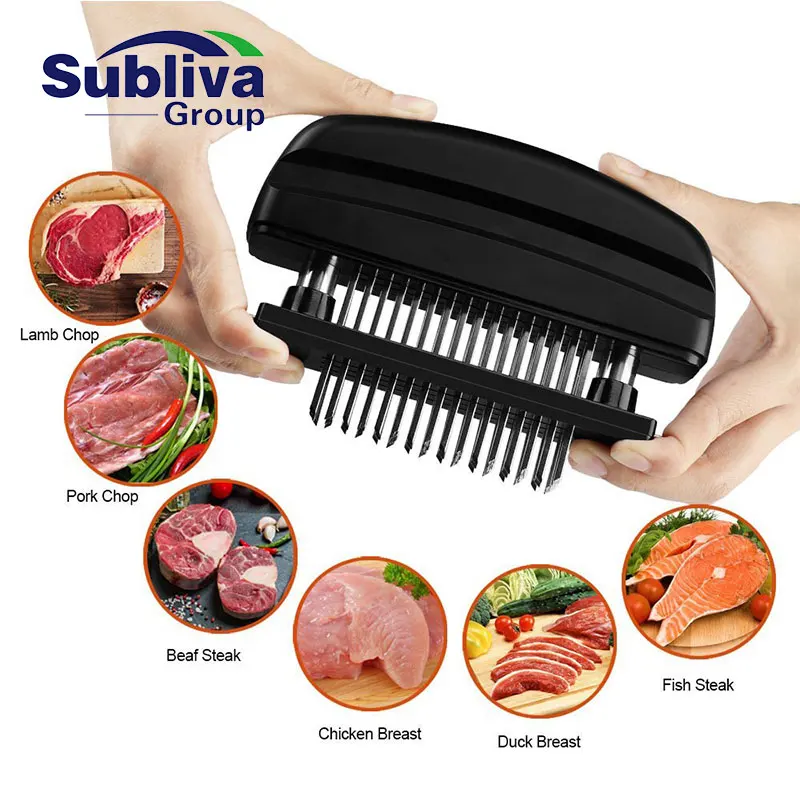 Meat Tenderizer With 48 Stainless Steel Needle