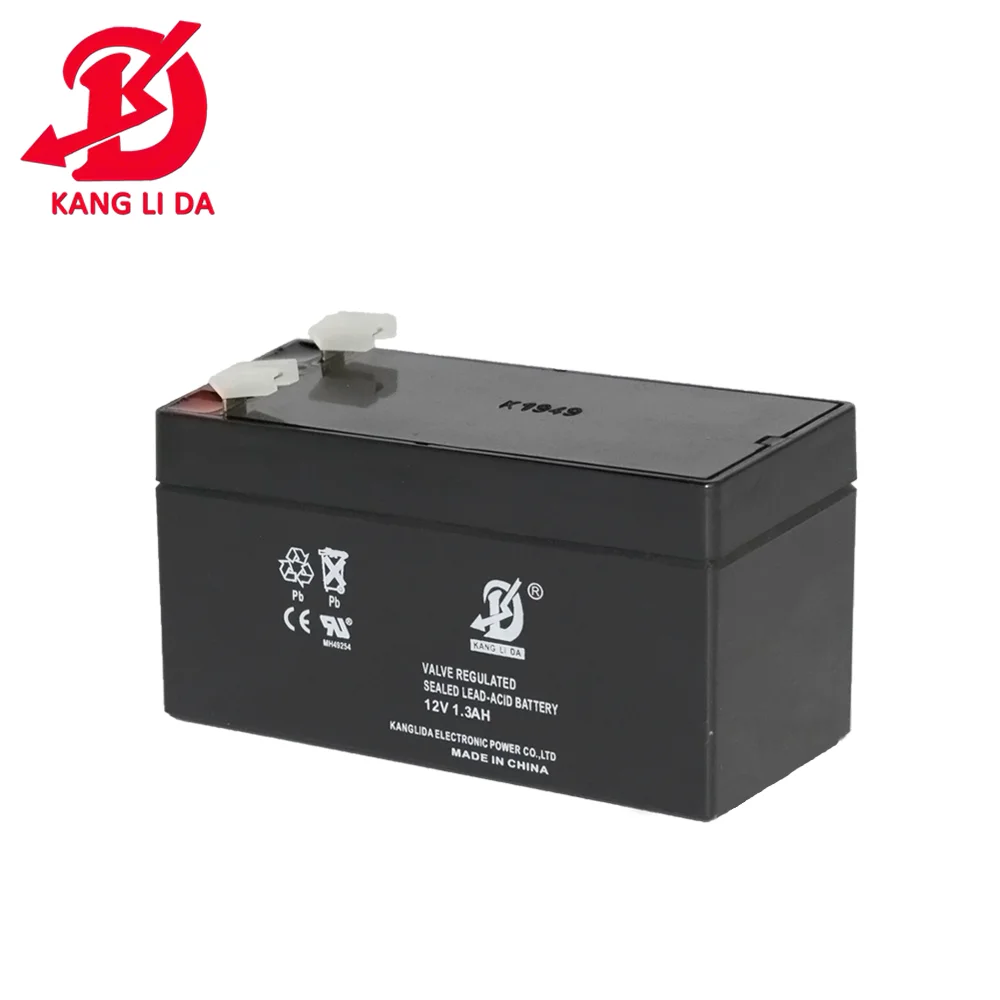 12v 1.3ah rechargeable 12 volts 1.3 amp 20hr sealed lead acid battery