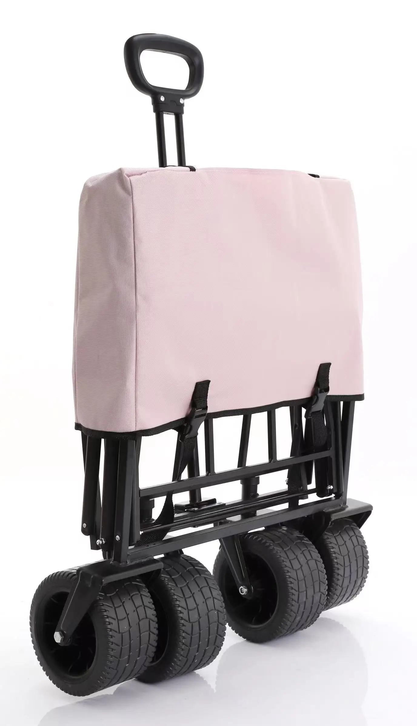 High Quality Unisex Outdoor Folding Utility Wagon Plastic Garden Beach Cart Picnic Foldable Camp Trolley Cart Ride-On Toy Style