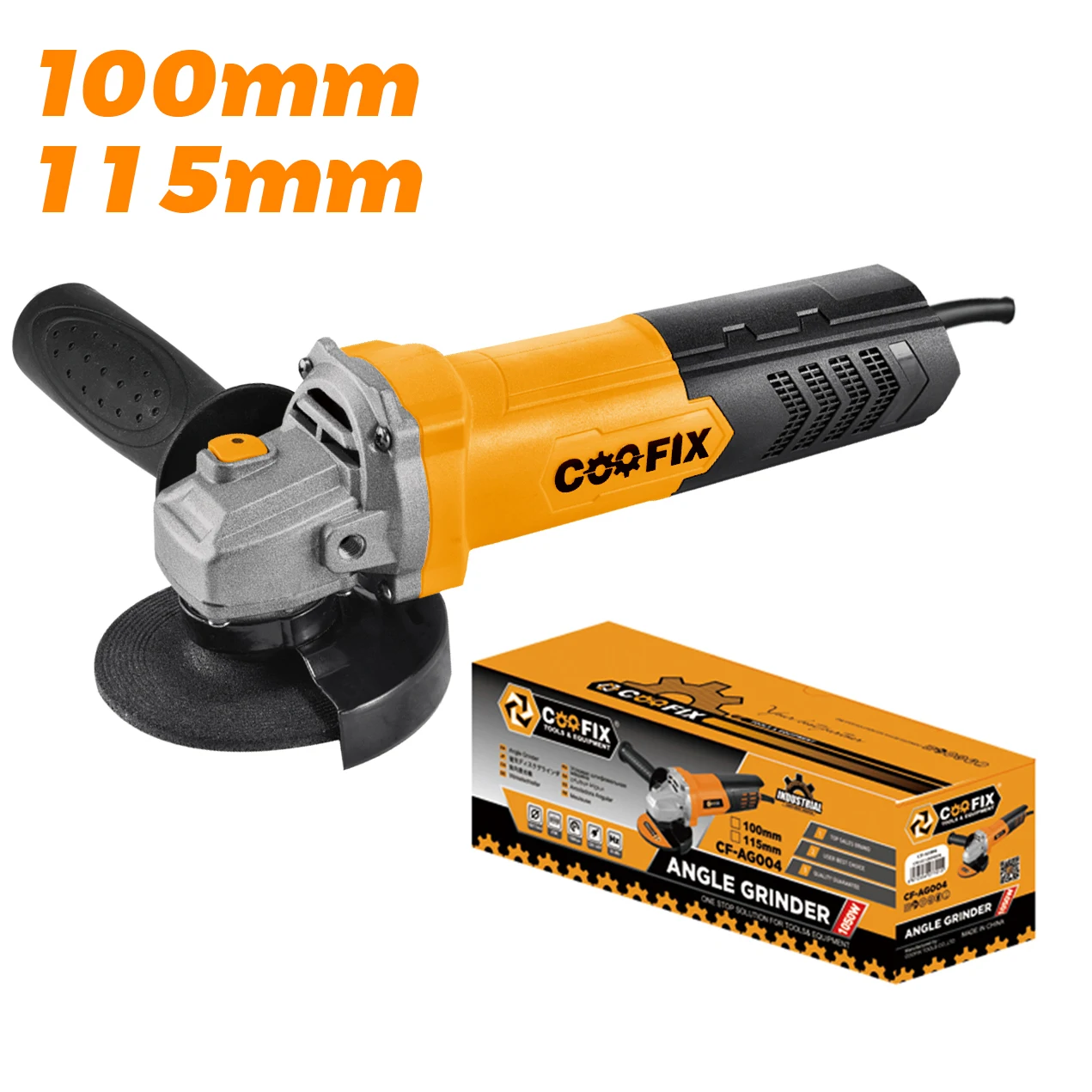 115 110mm high quality Brushless Electric Mini cordless battery Angle Grinder 4 inch Motor COOFIX CF-AG010