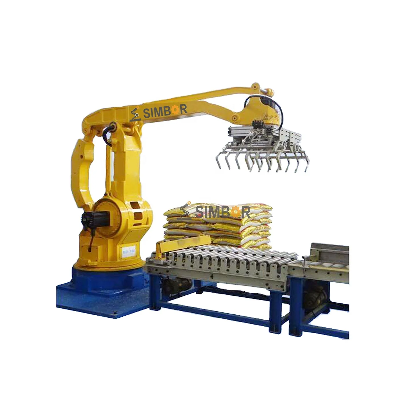 professional bag/box robot palletizing palletizer stacking robot packing line