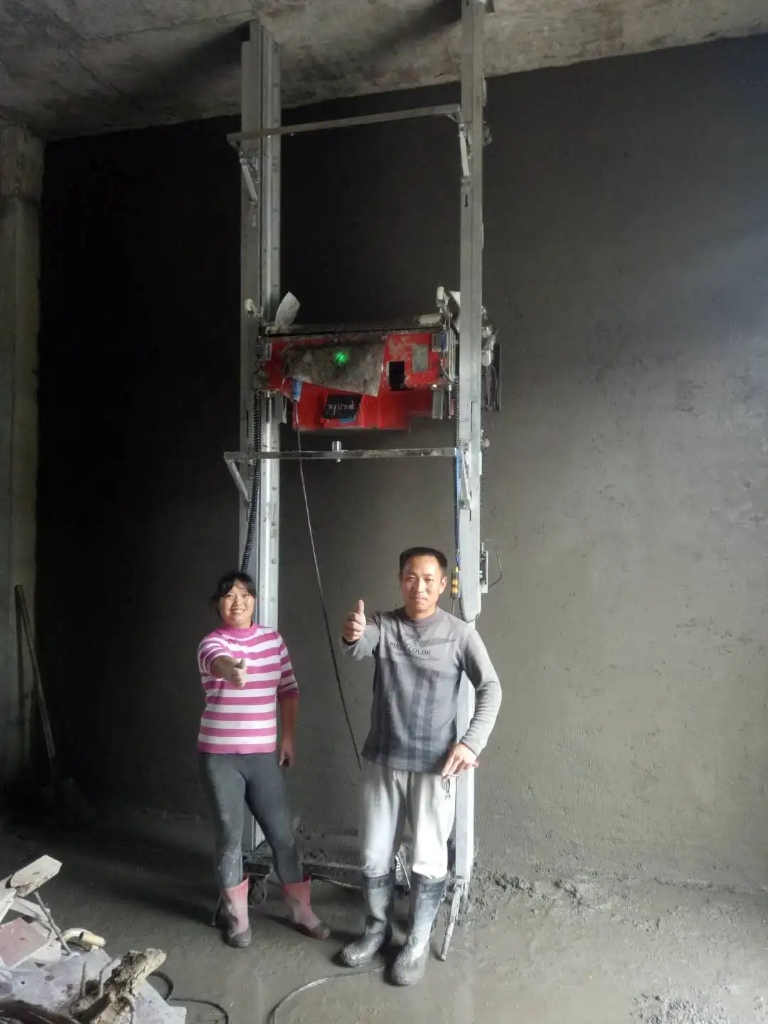wall plastering machine automatic wide plastering machine internal wall