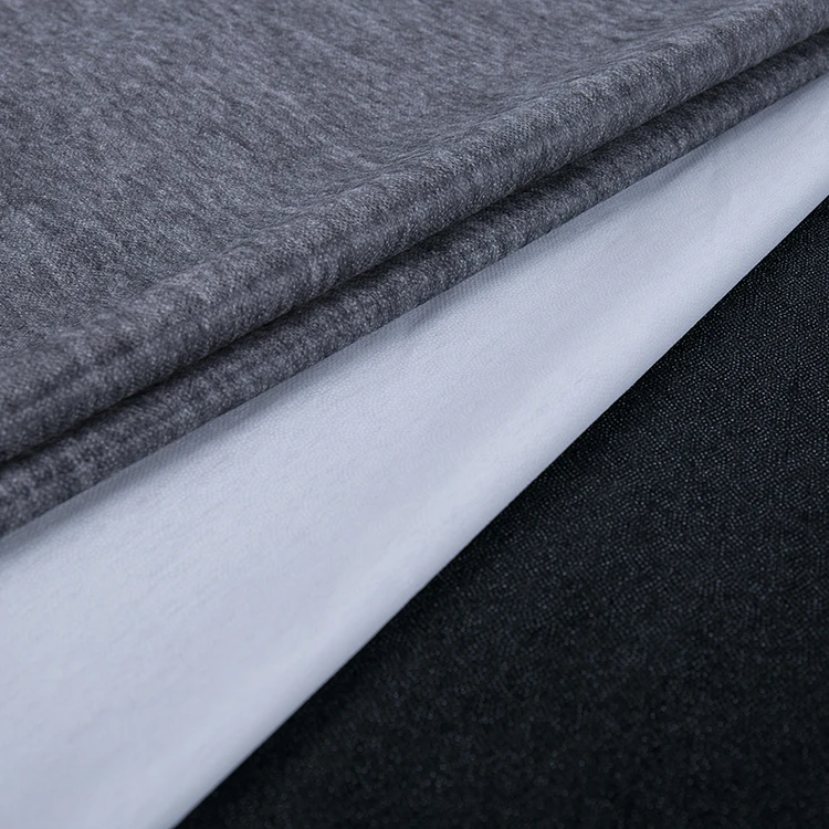 non woven thermal bond micro dot nonwoven  interlining manufacturer i cheap price 4.5$/roll fob Shenzhen