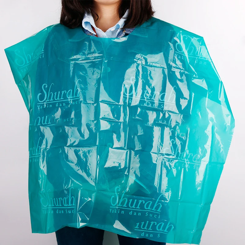 Waterproof Barber Gown Hair Cutting Disposable Plastic PE Salon Apron Shampoo Bib Hot Hairdressing Cape Professional Hair Salons