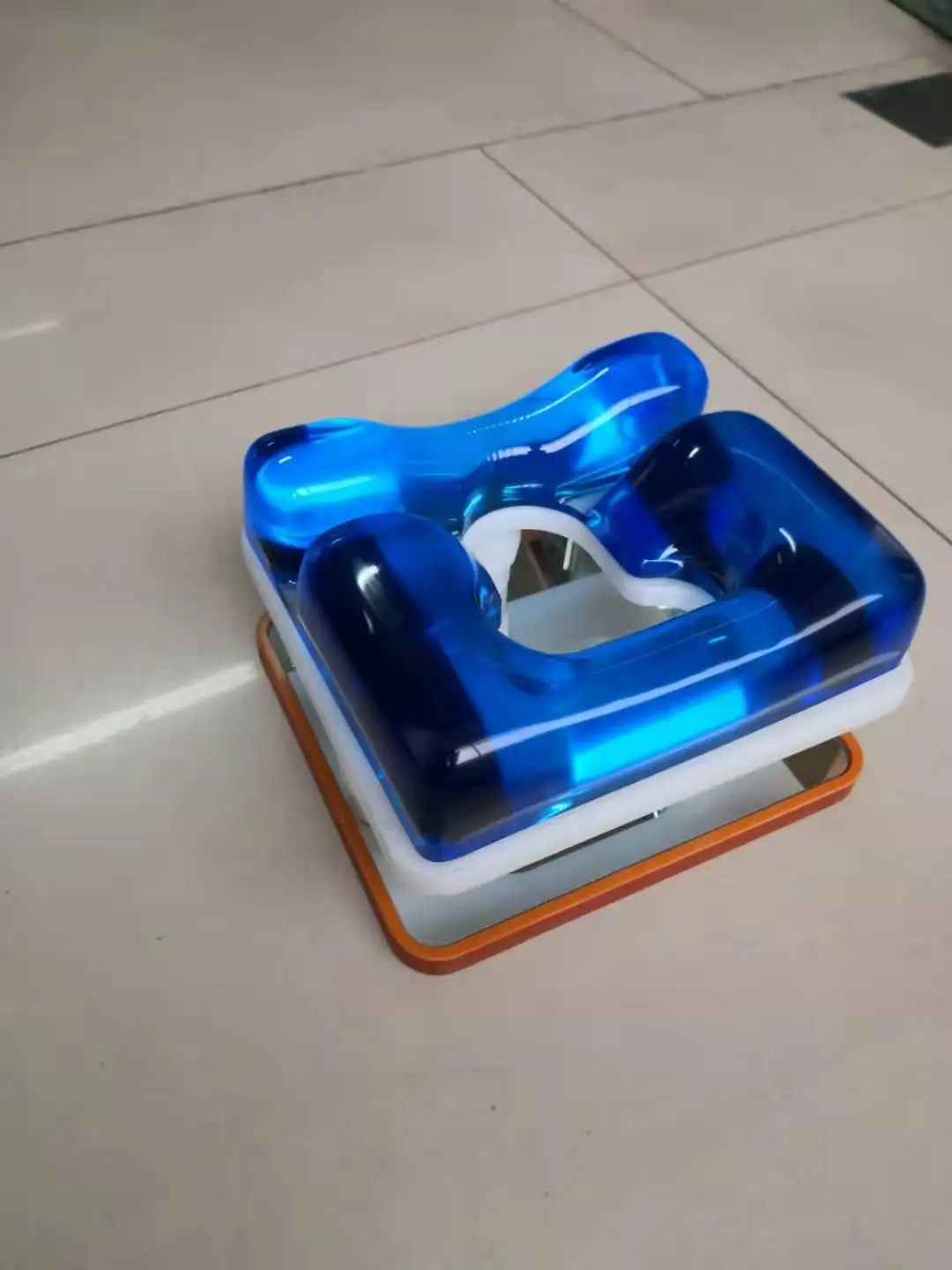 Factory sell high quality adjustable silicon gel positioning head pad with mirror prevent pressure sore protect patient face