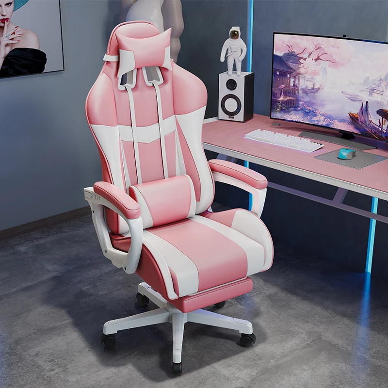 Офисная мебель игровое вращающееся кресло Гоночное офисное для игр эргономичное удобное компьютерное из искусственной кожи