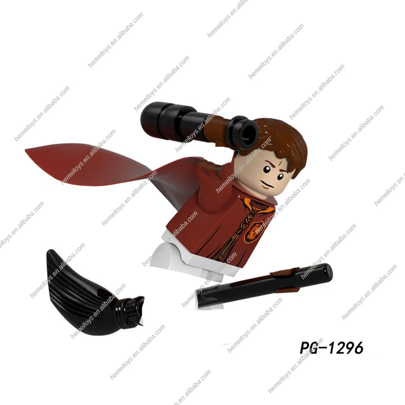 Hot Harry Magic Movie Voldemort Hermione Ron Newt Dumbledore Potteres Building Blocks Mini Action figures Toys For Kids Gift