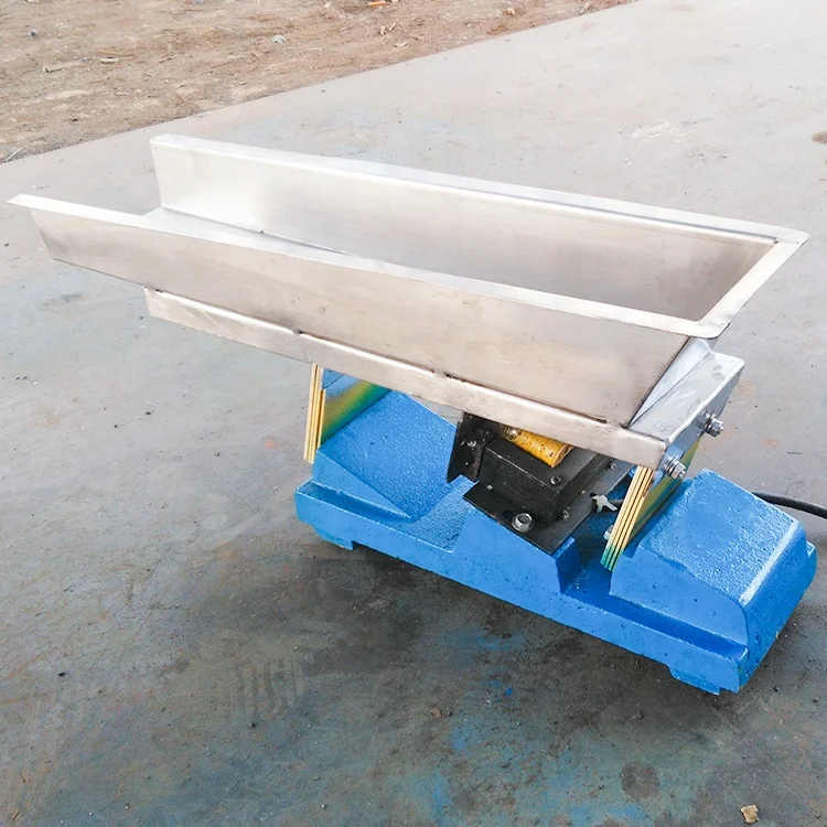 Custom Powder Granule Gzv Linear Small Micro Electromagnetic Trough Vibratory/vibrating Feeders for food