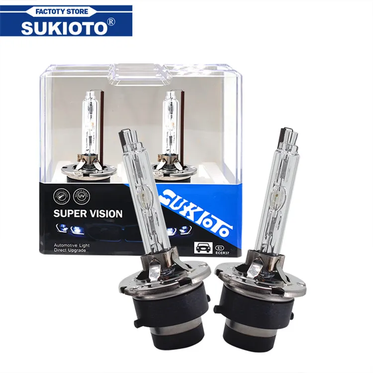  SUKIOTO 2 шт. высокая яркость 55 Вт D2S D4S ксеноновые лампы 35 D1S D3S 6000 К 8000 4300 5000 D1 D2 D3 D4 для автомобильных