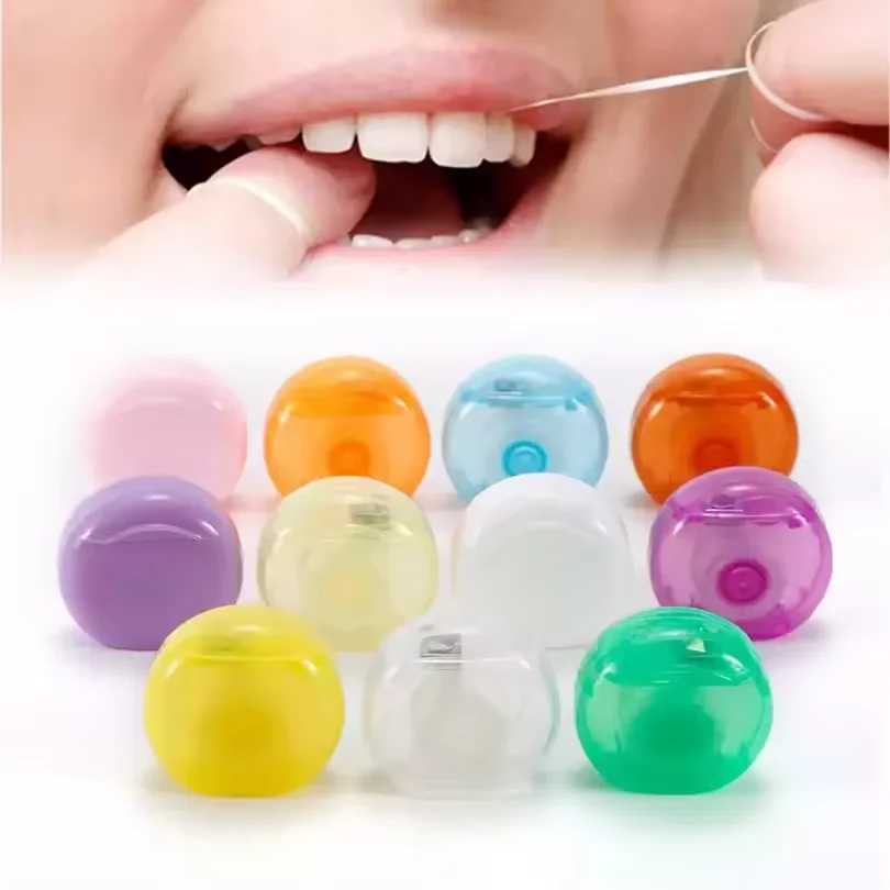 Eco-Friendly PE Nylon Waxed Dental Floss Daily Use Dental Flosser