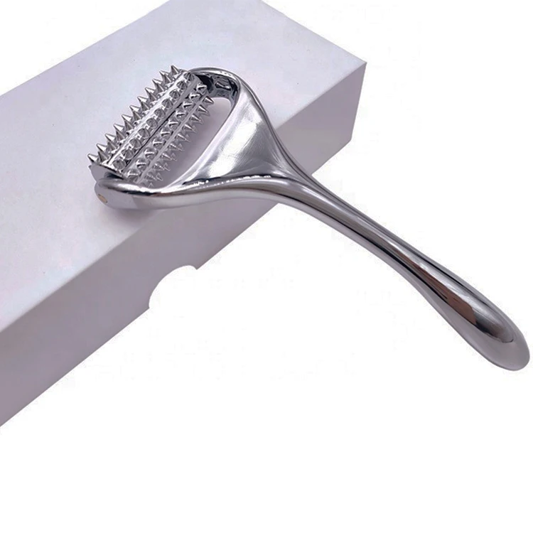 Stainless steel face roller Acupuncture Roller Acupressure Massager Deep Tissue Massage Tool roller for the face