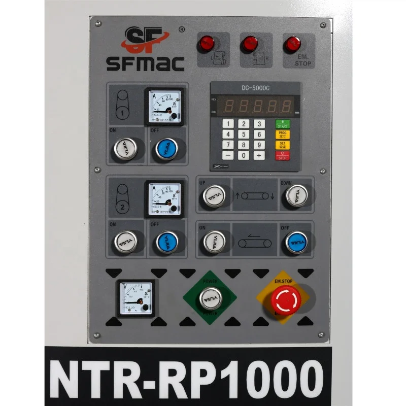 NTR-RP1000 Steel roller and rubber roller calibrating sander wood machine