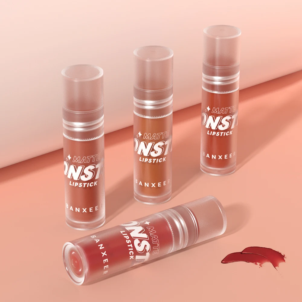 Banxeer 12 видов цветов, матовая, водостойкая, карандаш долговечная жидкая губная помада для губ Губная помада минеральное увлажнение для девочек, оптовая продажа, блеск для губ