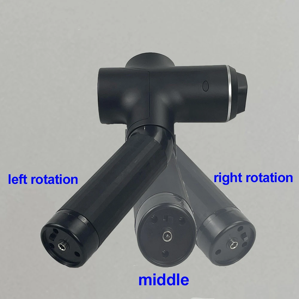 Heat 10 Mm Amplitude 20 Speed 17 Head Handheld Massage Gun Deep Tissue Powerful Muscle Massage Gun Handle Partly Rotatable