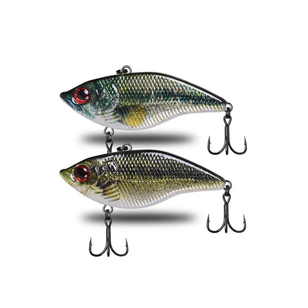 WHL022  Metal VIB Lure Spoon Fishing Baits 14g 5cm Wobblers Spinner Hard Bait Swimbait Tackle VIB Fishing Lure