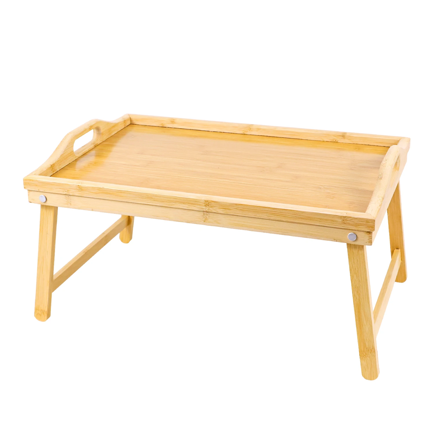 GL Household table bed serving bamboo folding bed tray bamboo tray with foldable legbamboo bed table tray