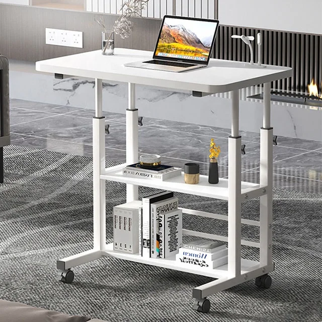 Home office work desk table height adjustable laptop table
