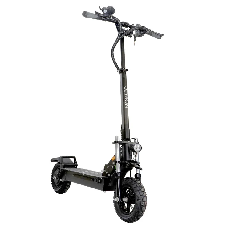 ULRTON Professional Adult 2 Wheel With Long Range Foldable Electric Kick Scooter 48V 1200W Offroad Tire T103 e-scooter