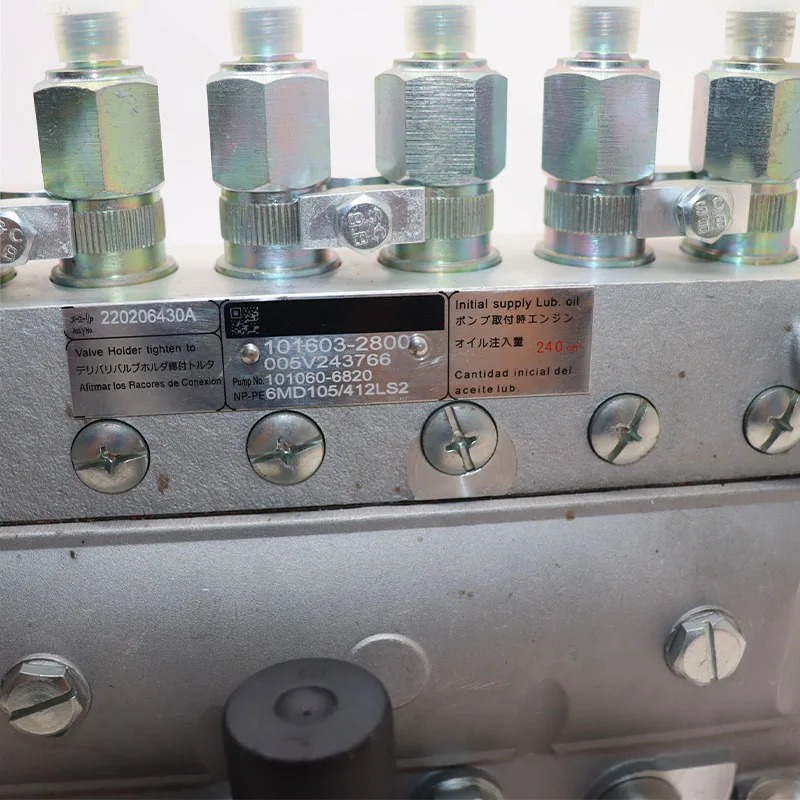 22020-6430 1016032800 Hino J08C-T engine high pressure pump diesel injection pump injection pump