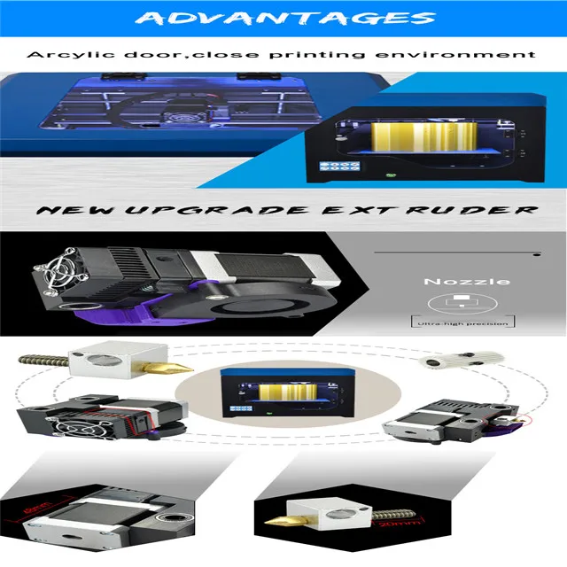 2020 full color 3d printer manufacturers and newest 3d printer china