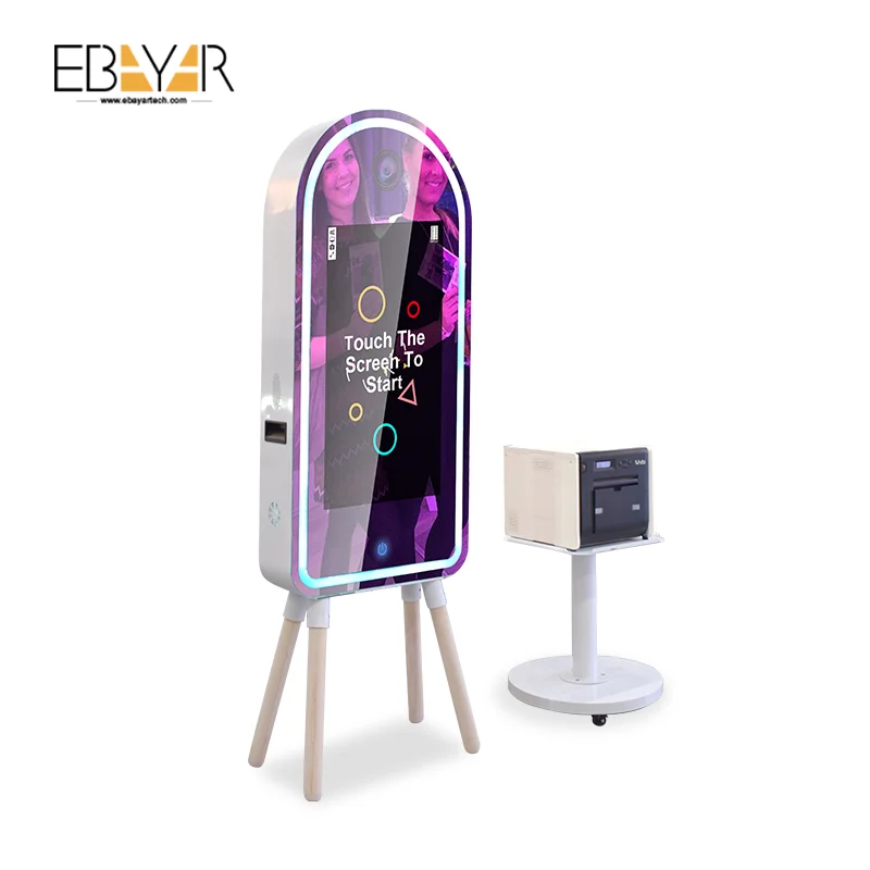  Свадебные photo booth селфи волшебное зеркало LED свет фото