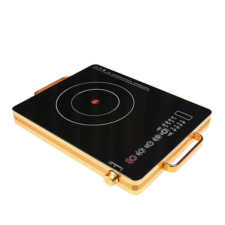 Hot Sell Aluminum alloy 2200w Single burner Touchpad Knob cooker induction commercial infrared cooker