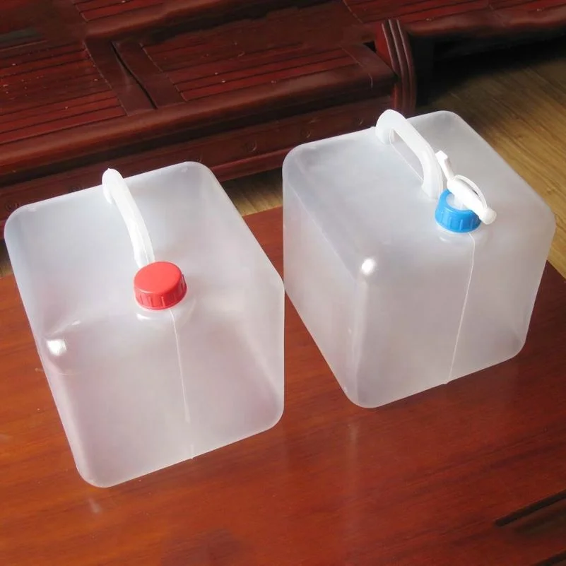 
Plastic Tap Easy Handle Never Leaking 5L 10L 20L Foldable Water Container Jerry Can With Handle 