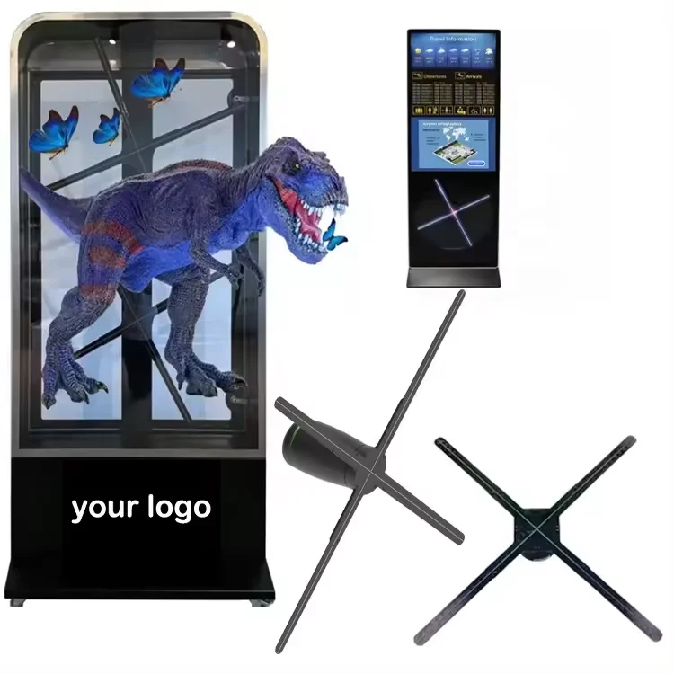 Hongsound 18CM 27CM 30CM 56CM 65CM 75CM 150CM 180CM 300CM hand bracket stand Wifi Cloud 3d Hologram LED Fan Holographic Display