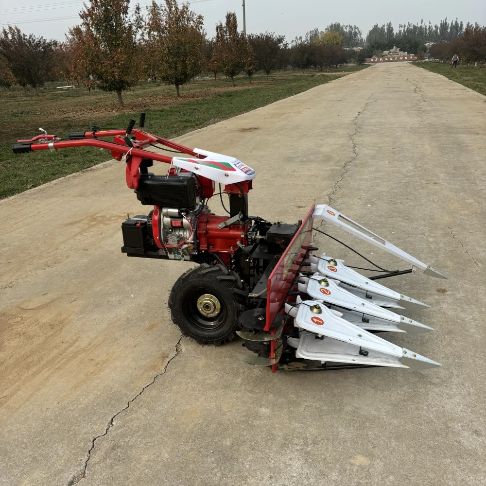 Popular Agricultural Machinery, Small Rice Harvesters, Corn Soybean Sun Cutters, Mini Chili Harvesters