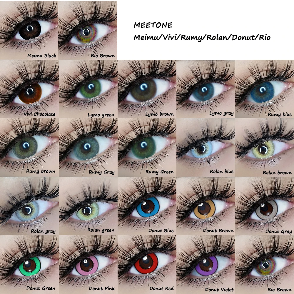 Meetone Rumy can change dark eye color cheap color contacts